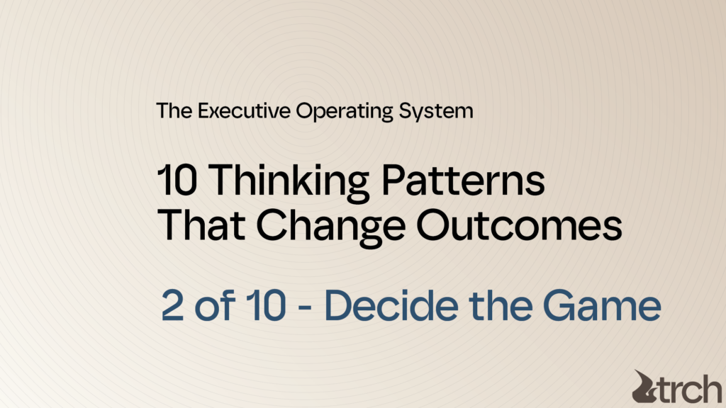 The Executive Operating System - Decide the Game