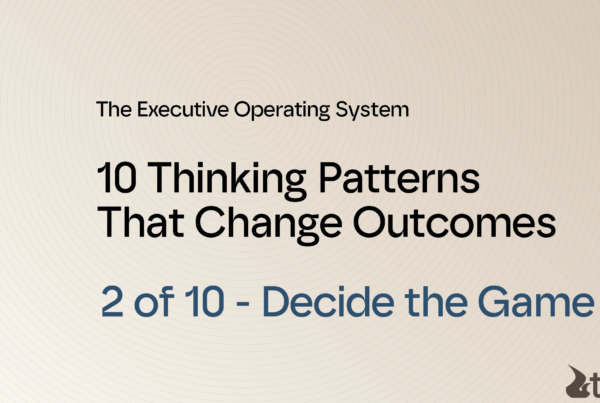 The Executive Operating System - Decide the Game