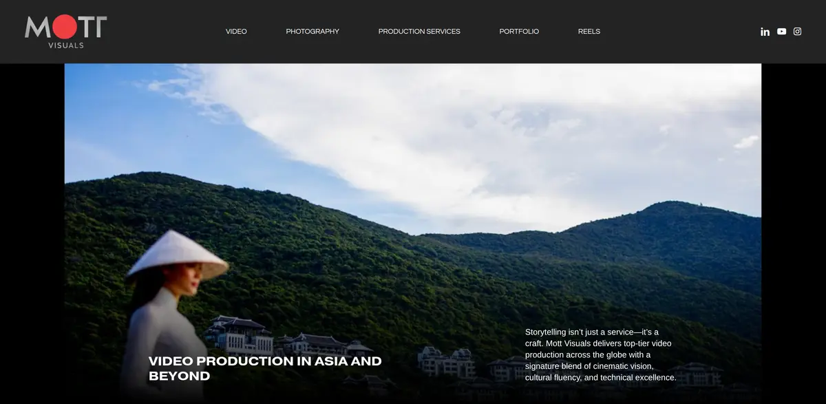 Mott Visuals website
